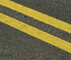 Generic photo of road striping