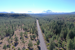 archived photo of Three Creeks Rd near the Three Sisters Wilderness