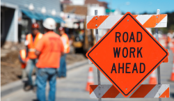 Road Construction Work Zone