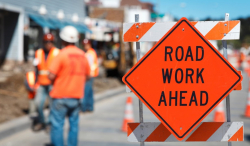 Road Work Ahead 