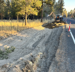 Excavation work on Lazy River Drive_Oct 2024