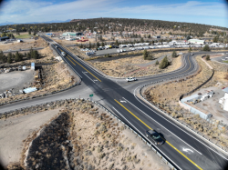 Deschutes Market Rd and Tumalo Rd at the US 97 overcrossing, Oct. 2024