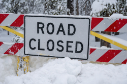 Cascade Lakes Hwy closed_Nov 2024