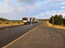 Paving on Tumalo Road, Sept. 2025