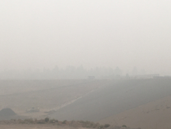 Smoke at Knott Lanfull