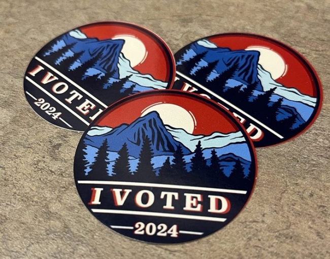 I voted stickers