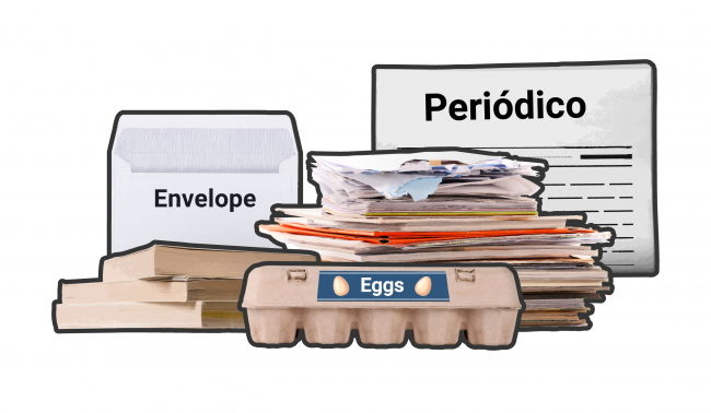 Paper to recycle Paper