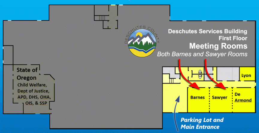 Deschutes Services Building - First Floor - Barnes and Sawyer Rooms