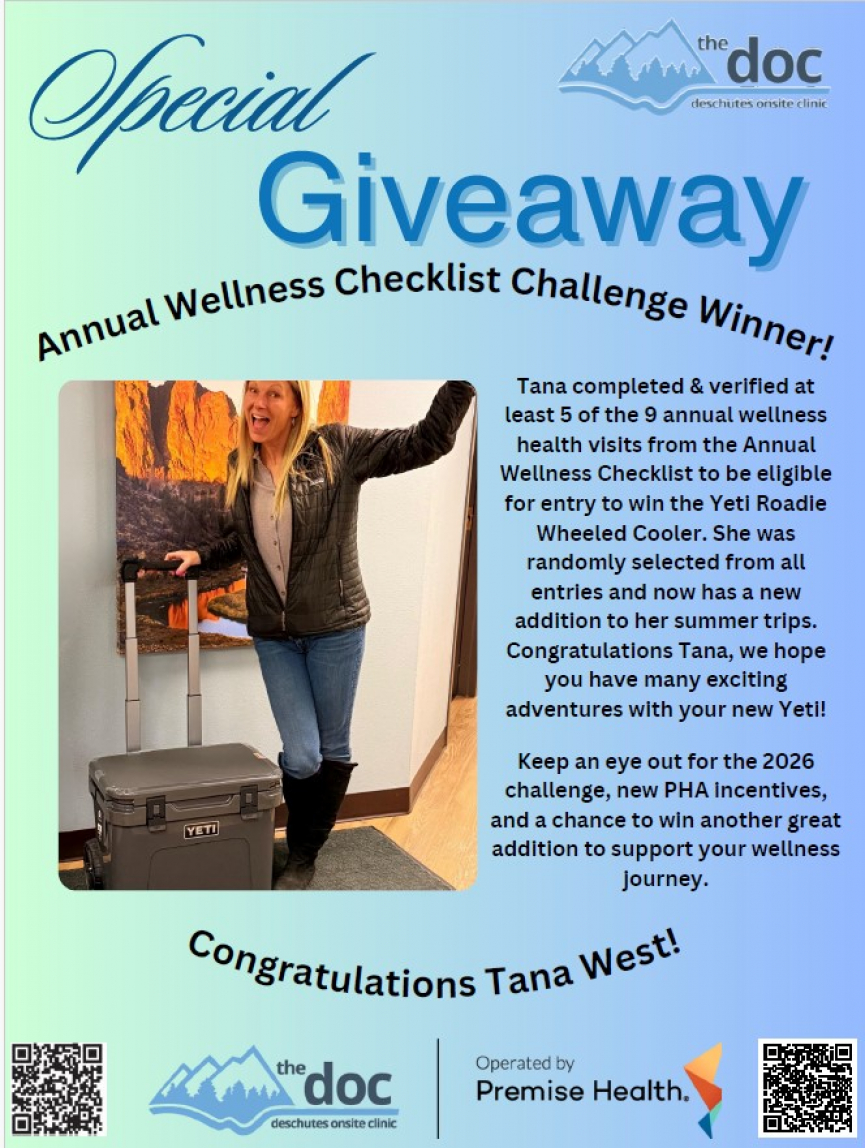 Congratulations to our 2025 Annual Checklist Challenge Winner! 