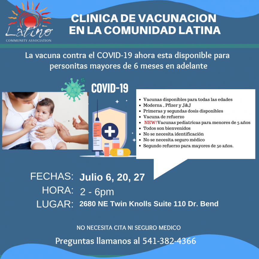 Clinica de Vacunacion en Bend