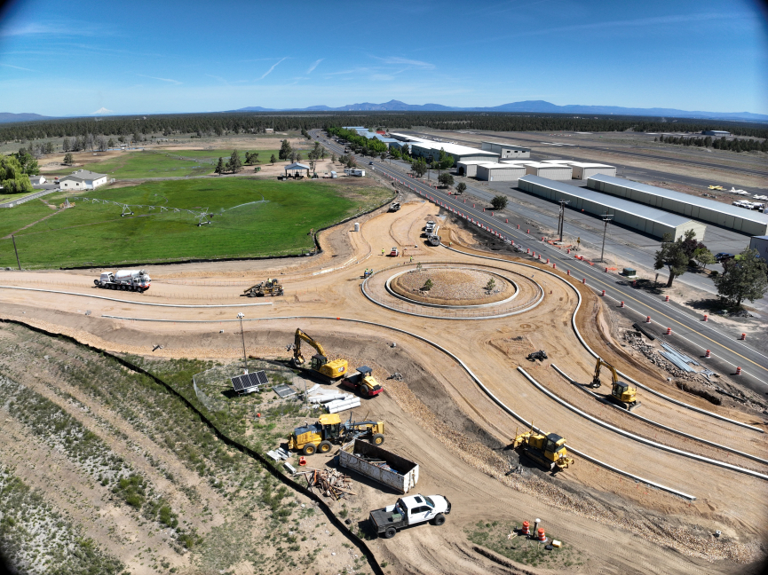 Powell Butte Hwy/Butler Mkt Rd Roundabout Project