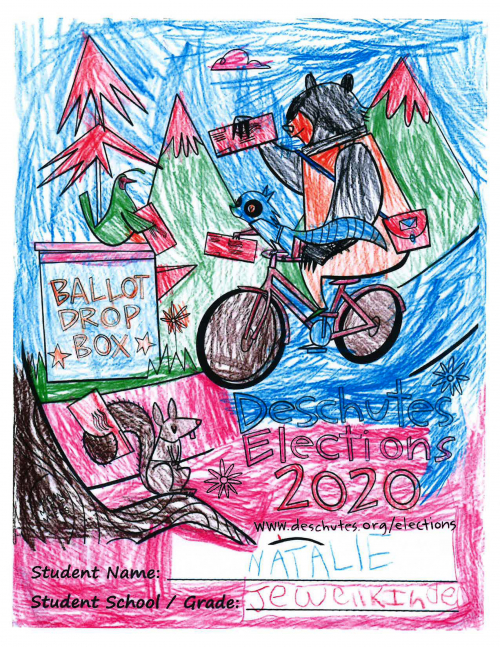 2020 Elections Coloring Contest Deschutes County Oregon 20550 murphy road bend, oregon, 97702.