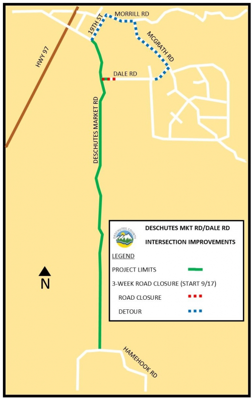 Deschutes Market Road Dale Road Intersection Project Begins Sept - deschutes market road dale road intersection project begins sept 10