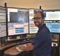 911 Dispatcher at work station