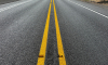 New chip seal on Century Drive, Aug. 2025
