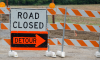 Road closure with detour